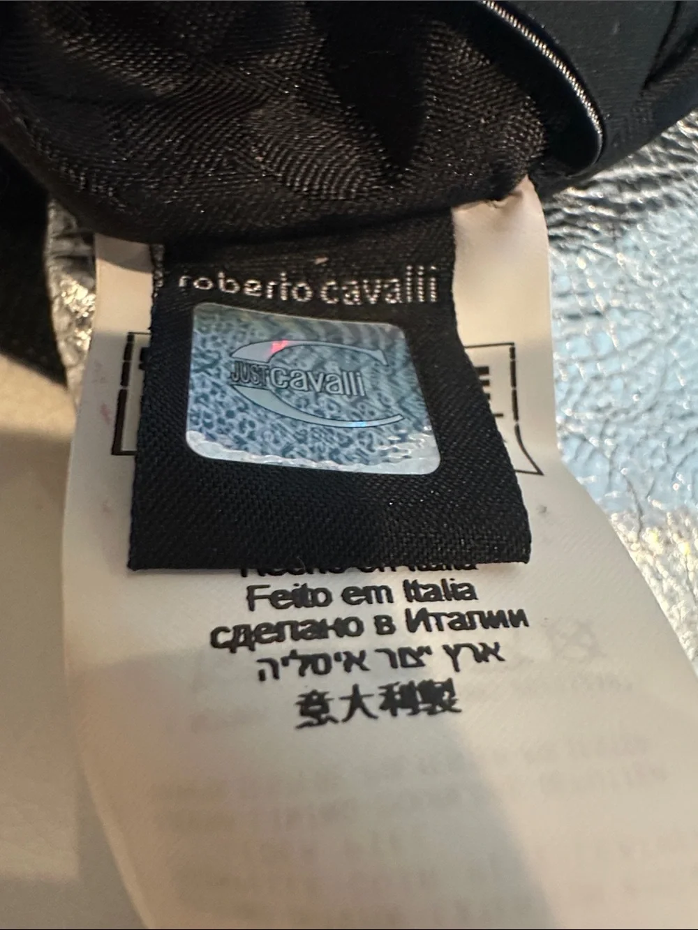 Just Cavalli sleek metallic